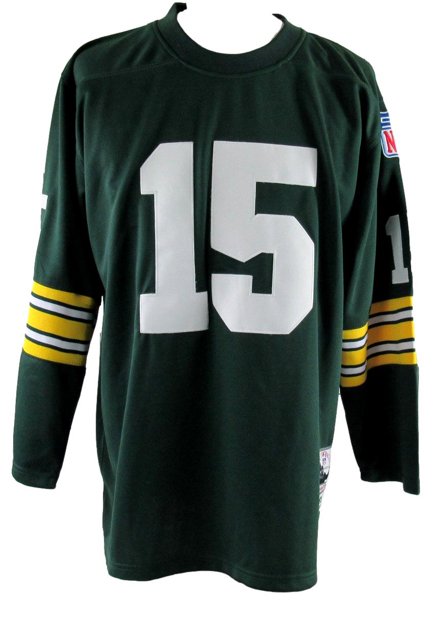 Bart Starr HOF Signed & Insc Packers Mitchell & Ness Jersey Sz 50 Tri-Star 12741