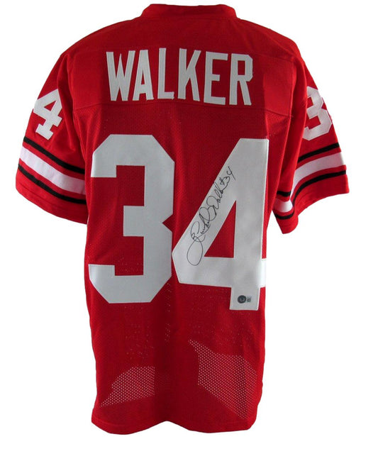 Herschel Walker Signed/Auto Georgia Bulldogs Custom Jersey Sz XL BAS 212765