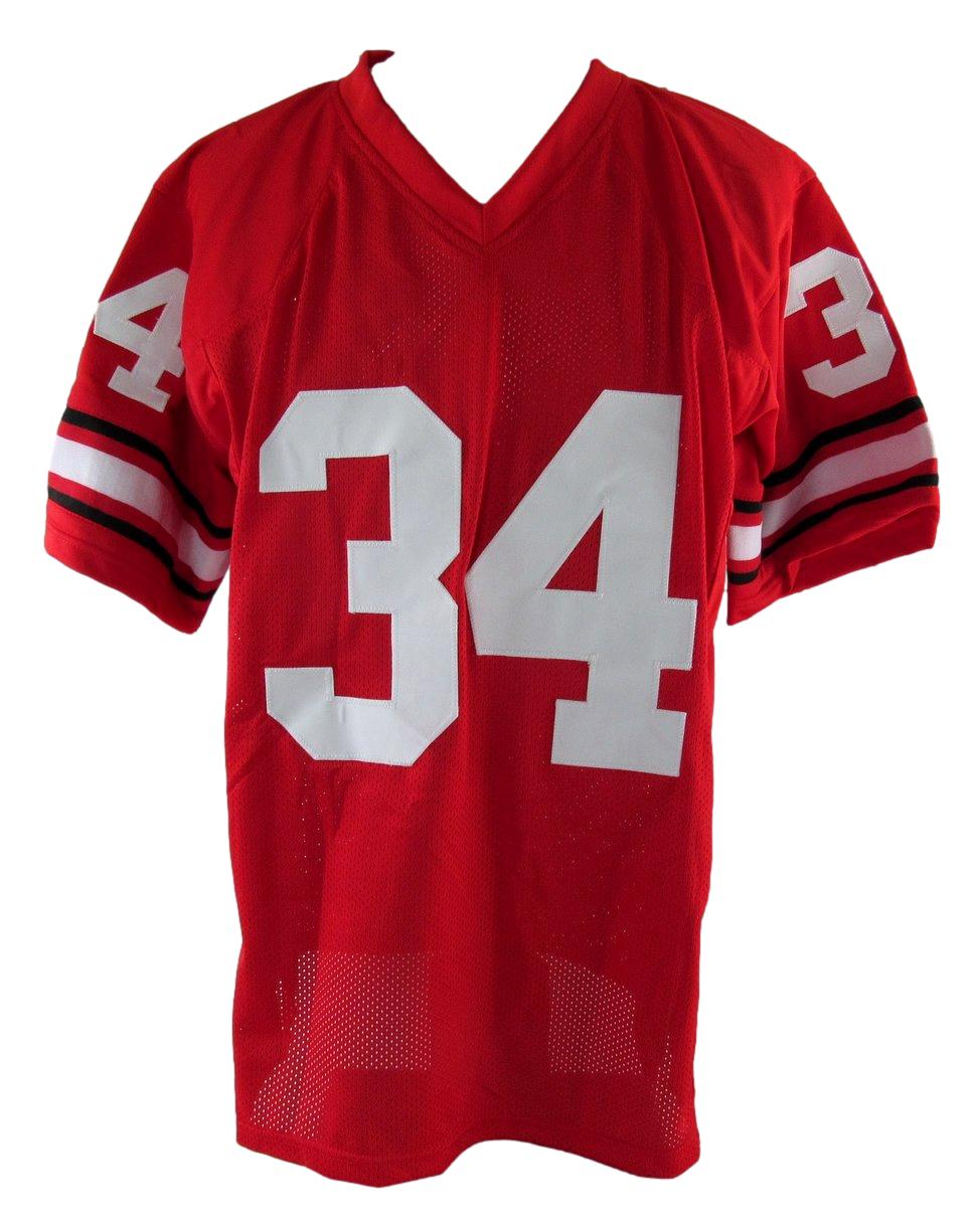 Herschel Walker Signed/Auto Georgia Bulldogs Custom Jersey Sz XL BAS 212765