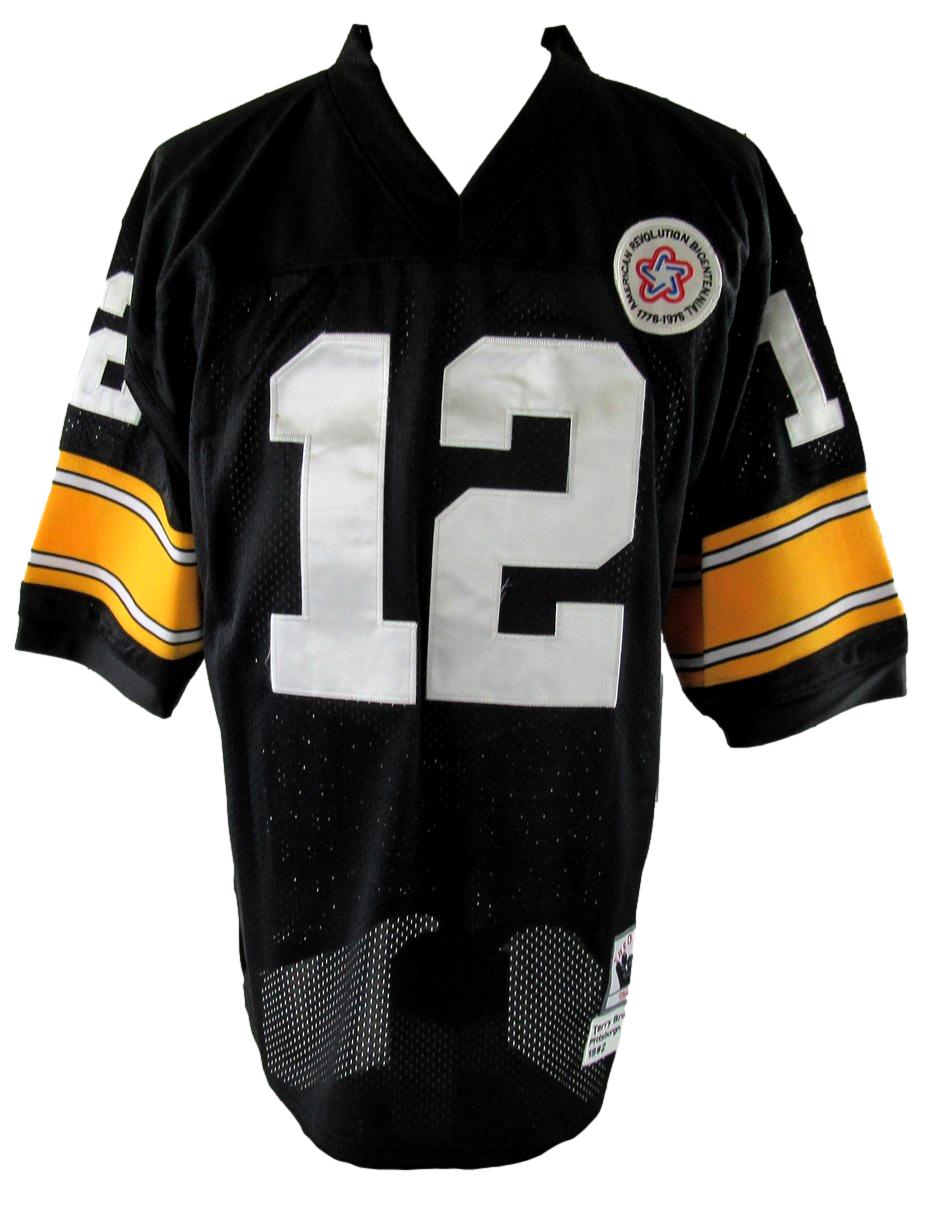 Terry Bradshaw HOF Signed Steelers Mitchell & Ness Jersey Sz 50 PSA 212766