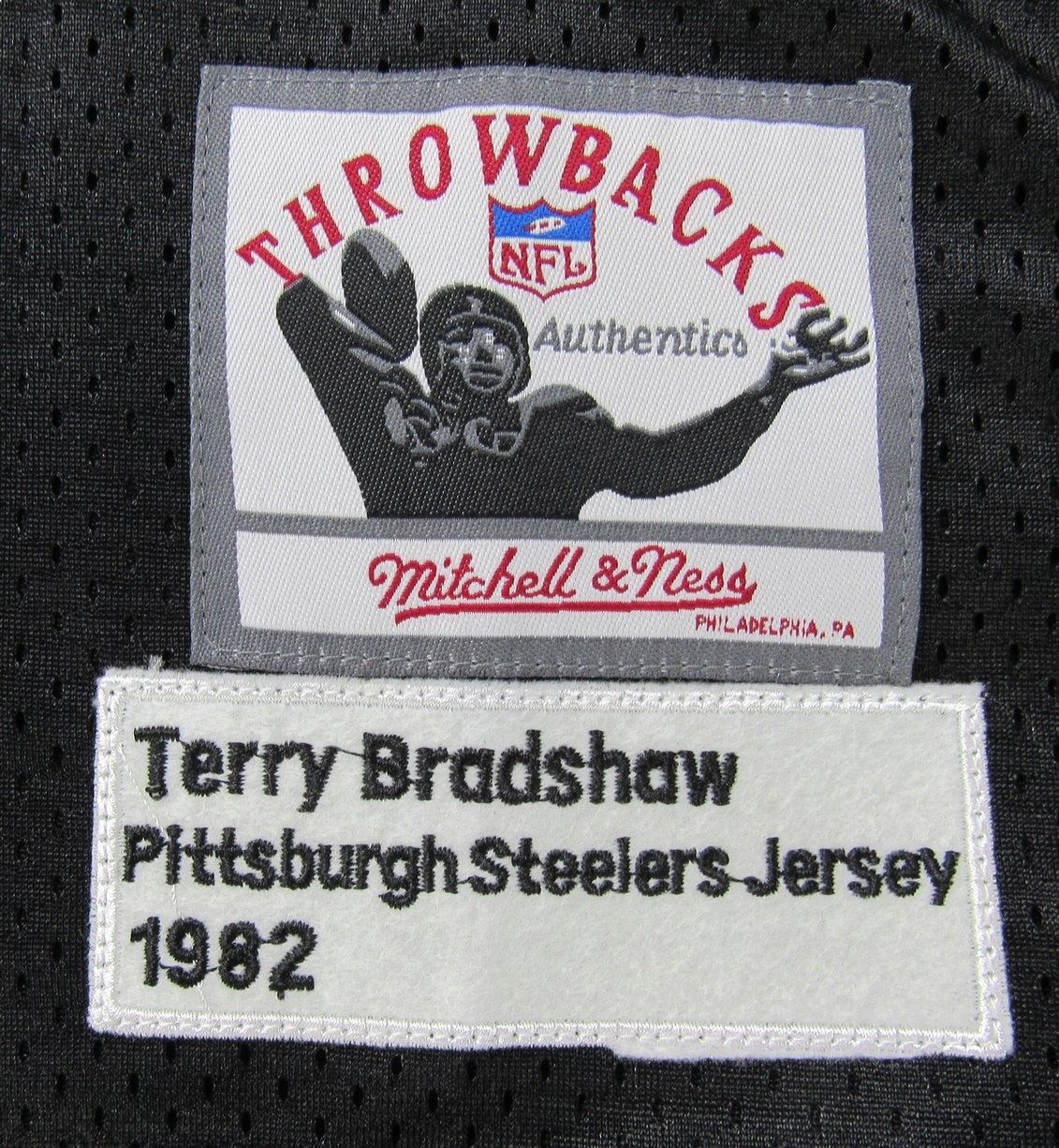 Terry Bradshaw HOF Signed Steelers Mitchell & Ness Jersey Sz 50 PSA 212766