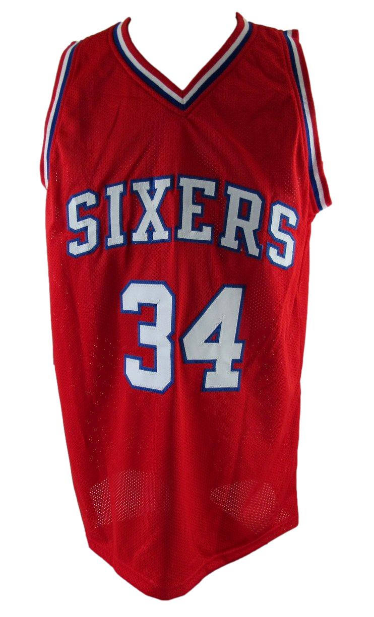 Charles Barkley HOF Signed/Autographed Sixers Custom Jersey Sz XL BAS 212769