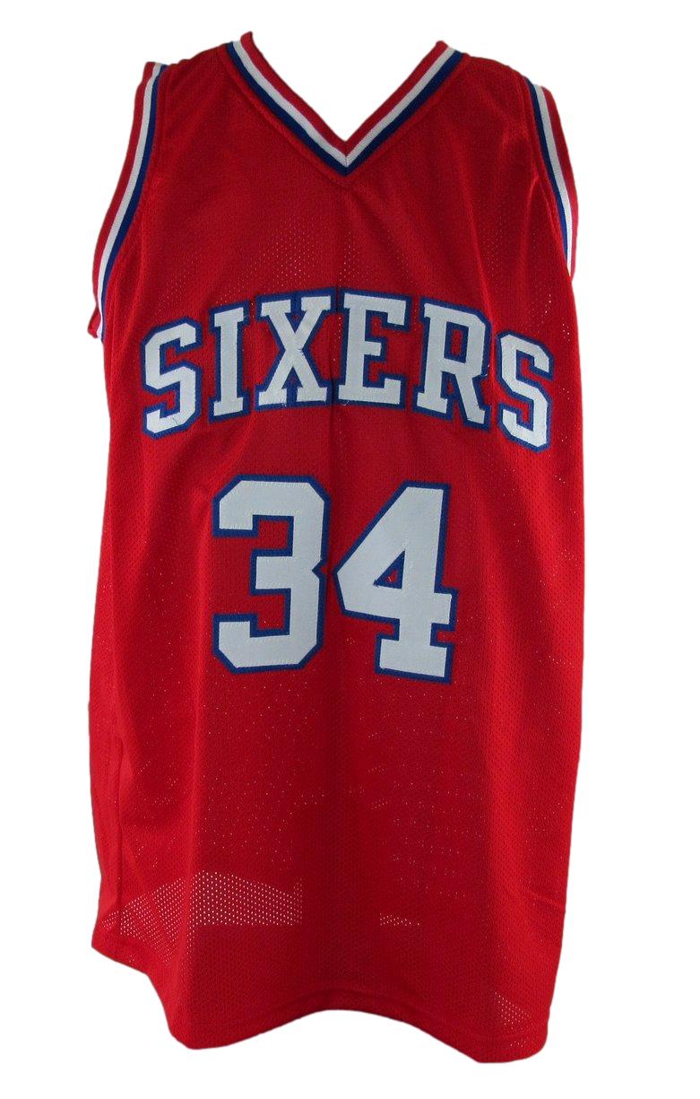 Charles Barkley HOF Signed/Autographed Sixers Custom Jersey Sz XL BAS 212770
