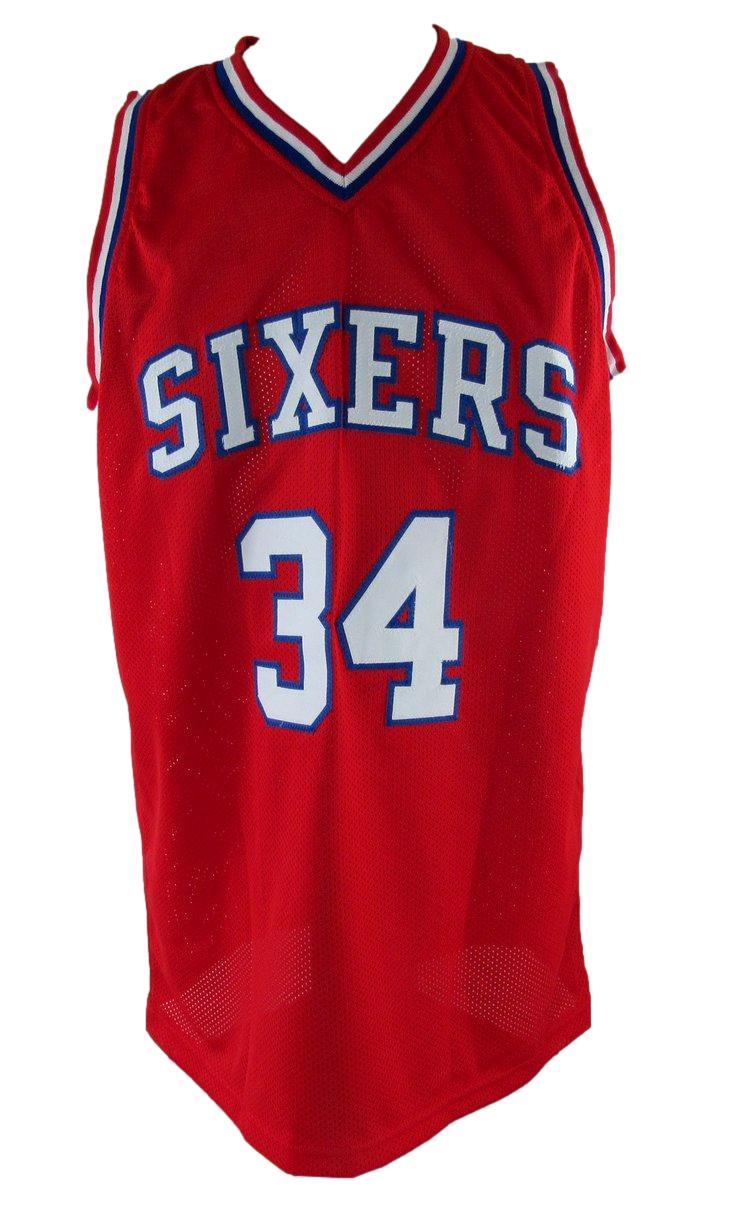Charles Barkley HOF Signed/Autographed Sixers Custom Jersey Sz XL BAS 212771