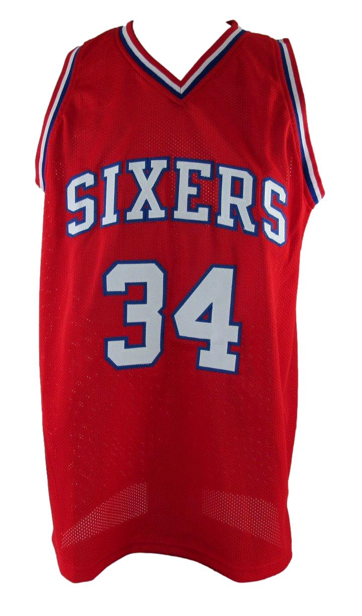 Charles Barkley HOF Signed/Autographed Sixers Custom Jersey Sz XL BAS 212772