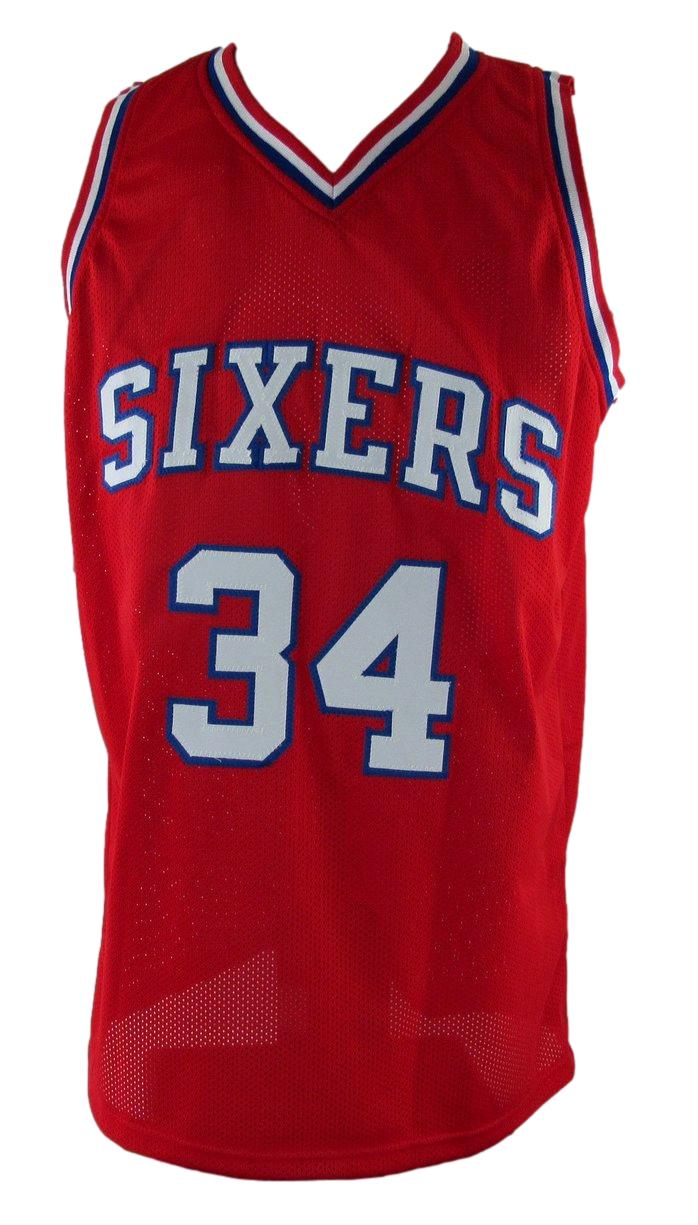 Charles Barkley HOF Signed/Autographed Sixers Custom Jersey Sz XL BAS 212773