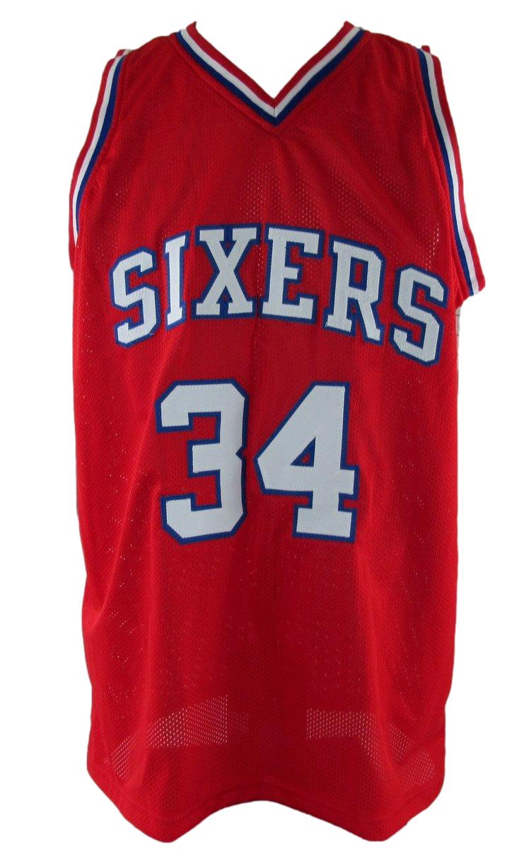 Charles Barkley HOF Signed/Autographed Sixers Custom Jersey Sz XL BAS 212774