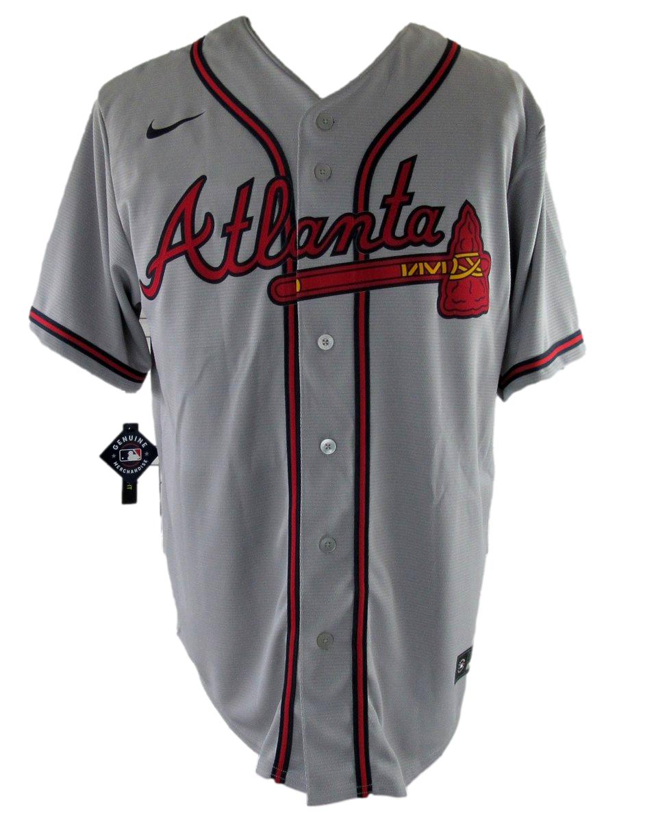 Ronald Acuna Signed/Autographed Braves Nike Jersey Sz L BAS 212764