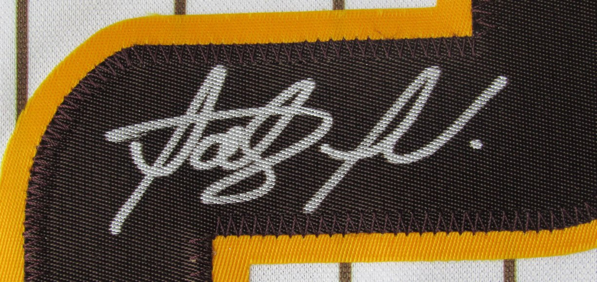 Fernando Tatis Jr. Signed Padres Majestic Athletic Jersey Sz L JSA 212707