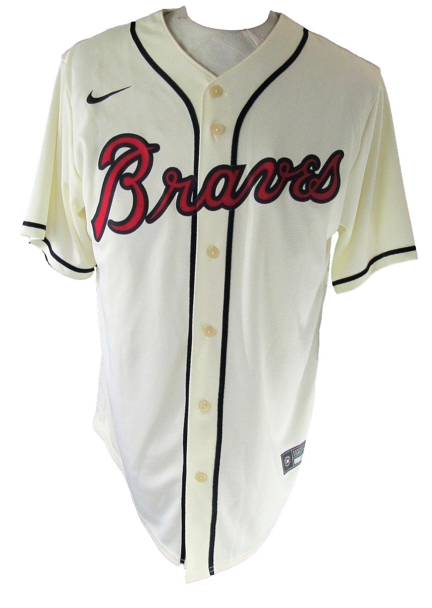 John Smoltz HOF Signed/Autographed Braves Nike Jersey Sz L JSA 212709