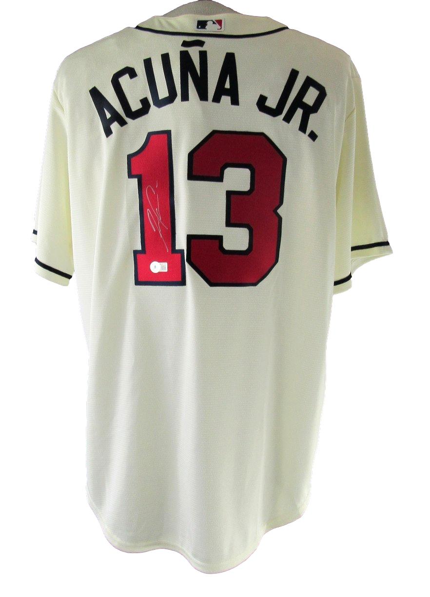 Ronald Acuna Jr. Signed/Autographed Braves Nike Jersey Sz XL BAS 212711