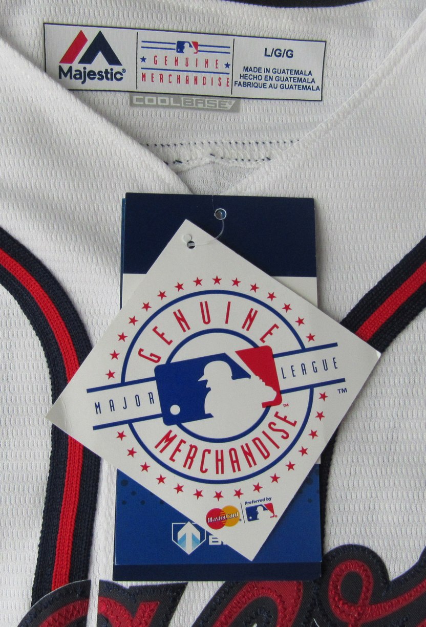 Tom Glavine HOF Signed/Autographed Braves Nike Jersey Sz L JSA 212713