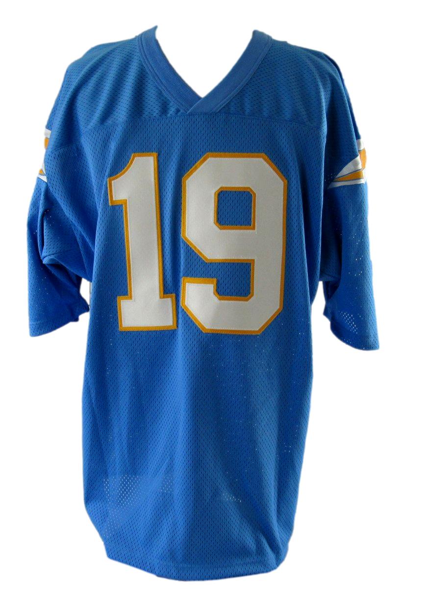 Lance Alworth HOF Signed & Inscribed Chargers Custom Jersey Sz 52 PSA 212743