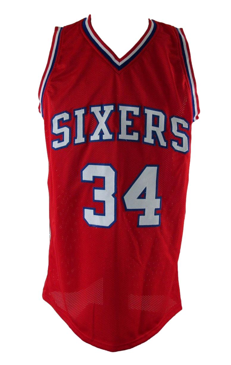 Charles Barkley HOF Signed/Autographed Sixers Custom Jersey Sz XL BAS 212744