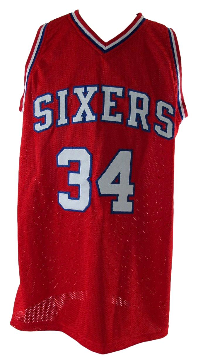 Charles Barkley HOF Signed/Autographed Sixers Custom Jersey Sz XL BAS 212745