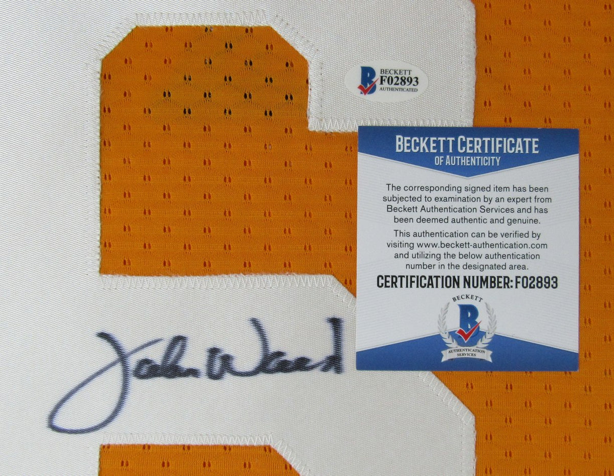 John Ward Signed "Give Him Six" Tennessee Vols Adidas Jersey Sz XL BAS 212748