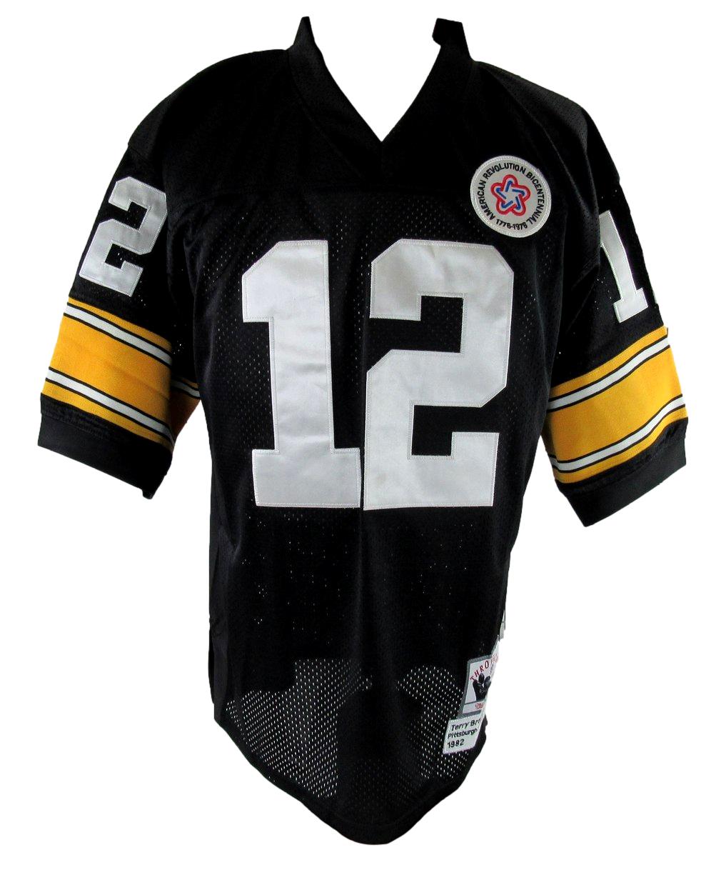 Terry Bradshaw HOF Signed Steelers Mitchell & Ness Jersey Sz 48 PSA 212749