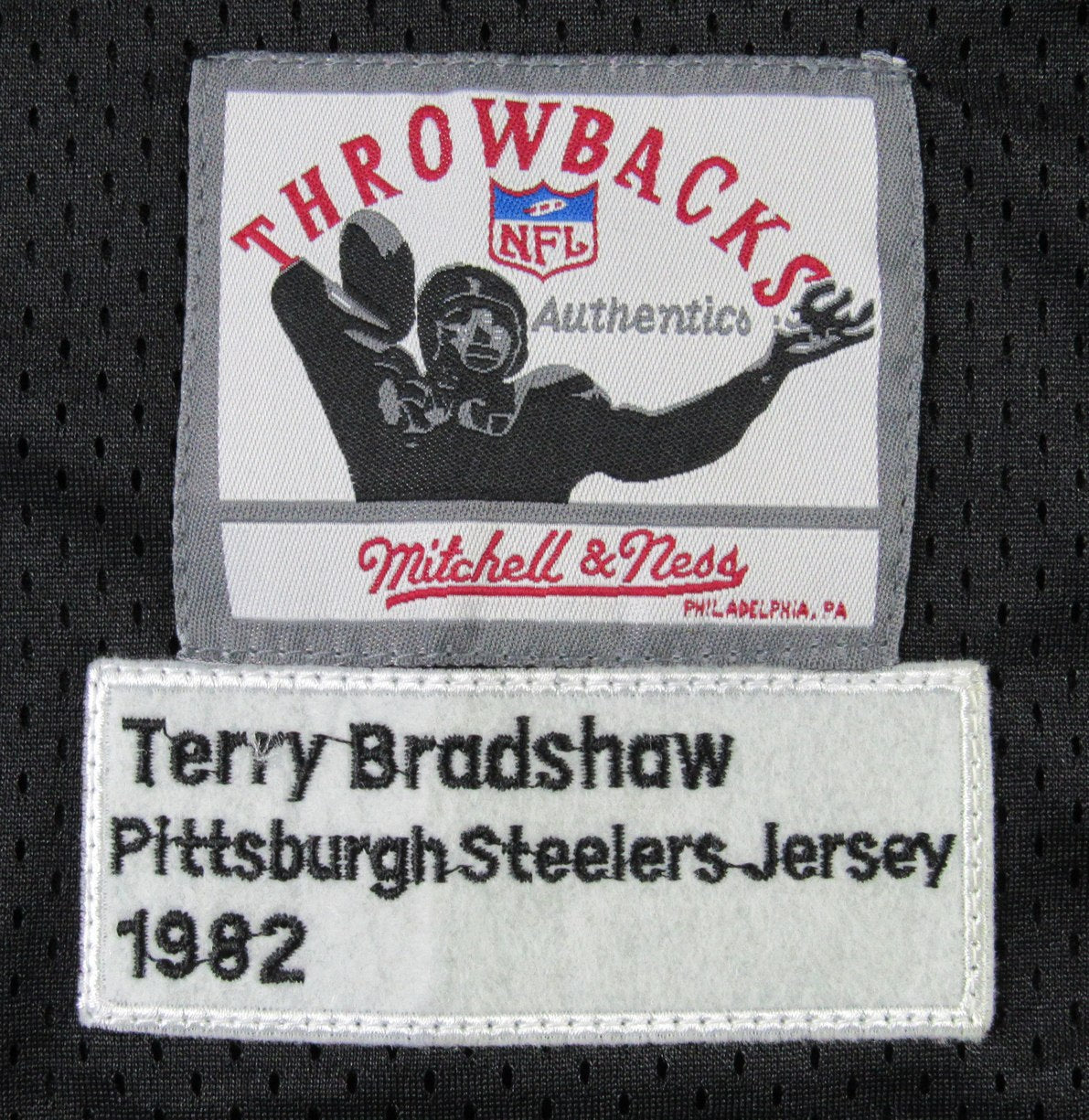 Terry Bradshaw HOF Signed Steelers Mitchell & Ness Jersey Sz 48 PSA 212749