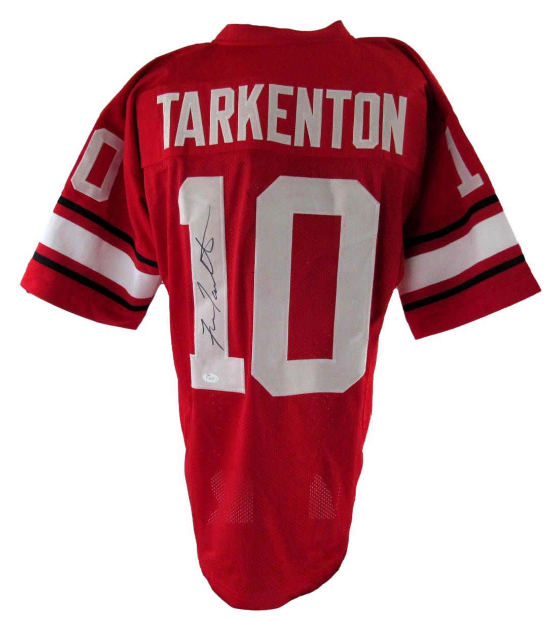 Fran Tarkenton HOF Signed Georgia Bulldogs Custom Jersey Sz L JSA 212750