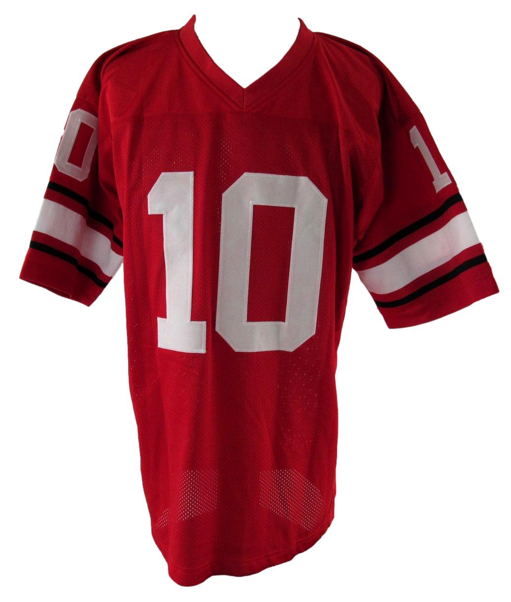Fran Tarkenton HOF Signed Georgia Bulldogs Custom Jersey Sz L JSA 212750