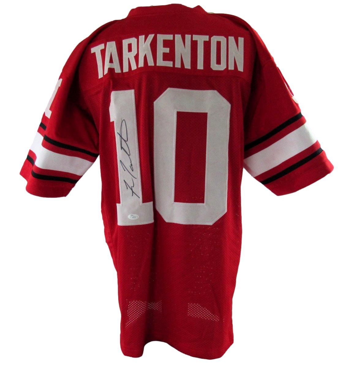 Fran Tarkenton HOF Signed Georgia Bulldogs Custom Jersey Sz L JSA 212751