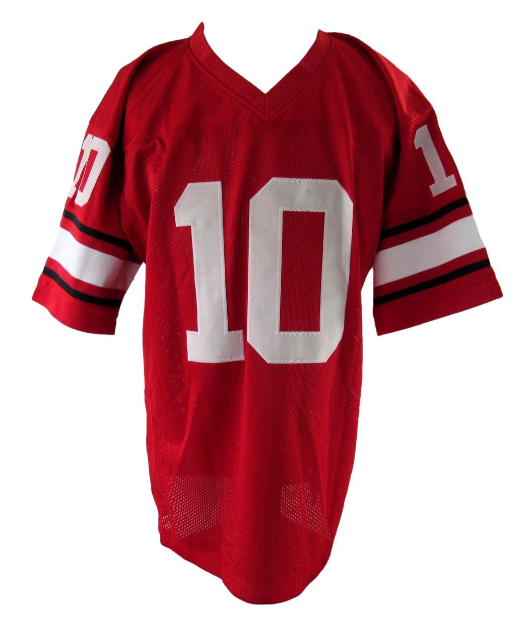 Fran Tarkenton HOF Signed Georgia Bulldogs Custom Jersey Sz L JSA 212751