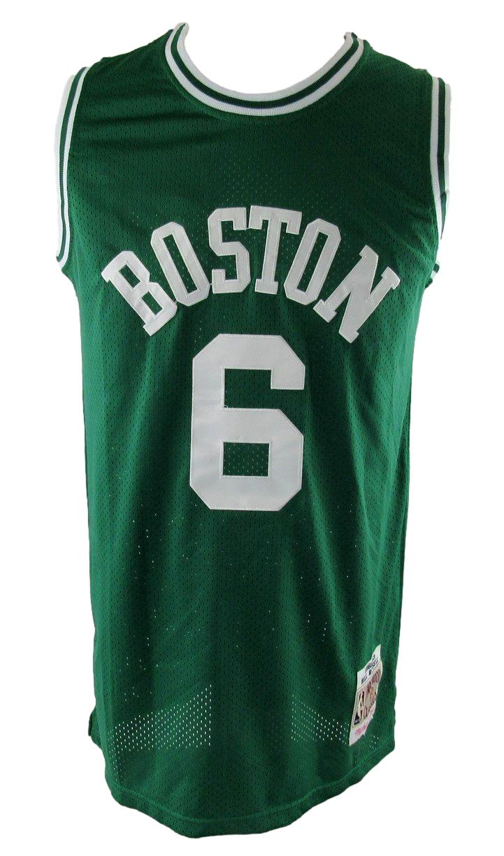 Bill Russell HOF Signed Celtics Mitchell & Ness Jersey Sz 44 L PSA 212758