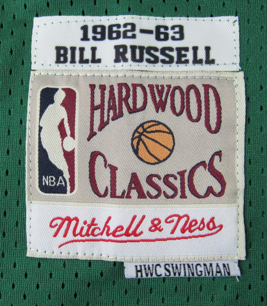 Bill Russell HOF Signed Celtics Mitchell & Ness Jersey Sz 44 L PSA 212758