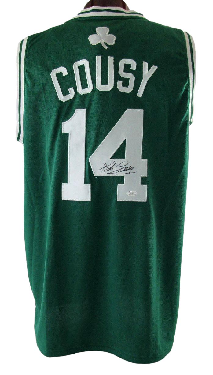 Bob Cousy HOF Signed/Autographed Celtics Adidas Jersey Sz 50 JSA 212760