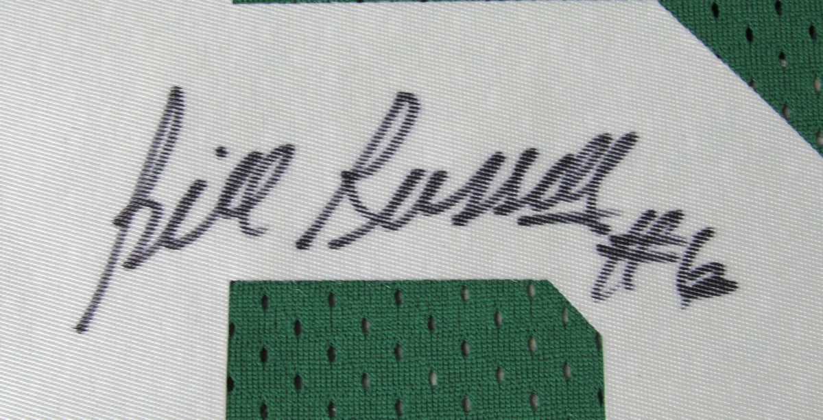 Bill Russell HOF Signed Celtics Mitchell & Ness Jersey Sz 44 L PSA 212761