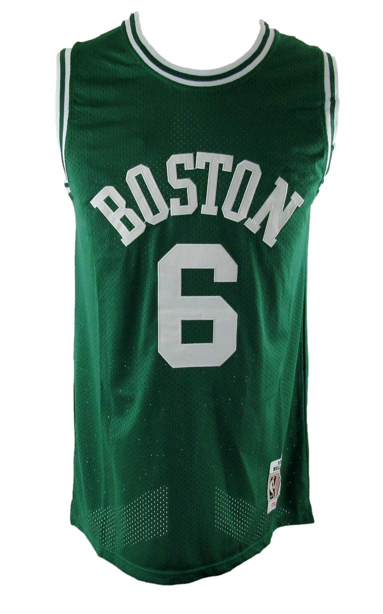 Bill Russell HOF Signed Celtics Mitchell & Ness Jersey Sz 44 L PSA 212761