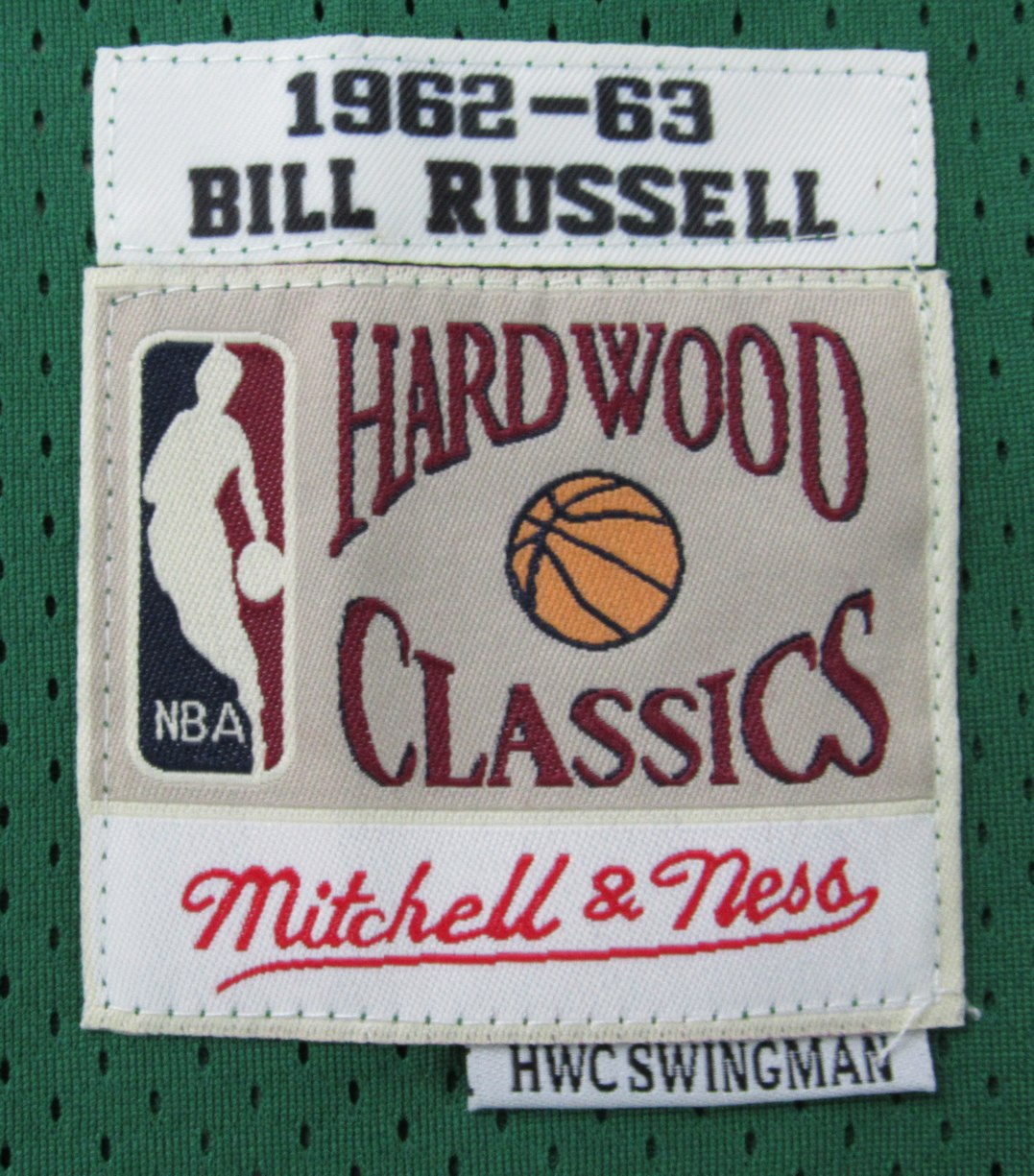 Bill Russell HOF Signed Celtics Mitchell & Ness Jersey Sz 44 L PSA 212761
