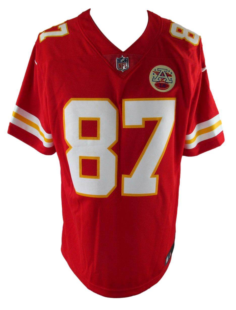 Travis Kelce Signed/Autographed KC Chiefs Nike Jersey sz XL JSA 212763