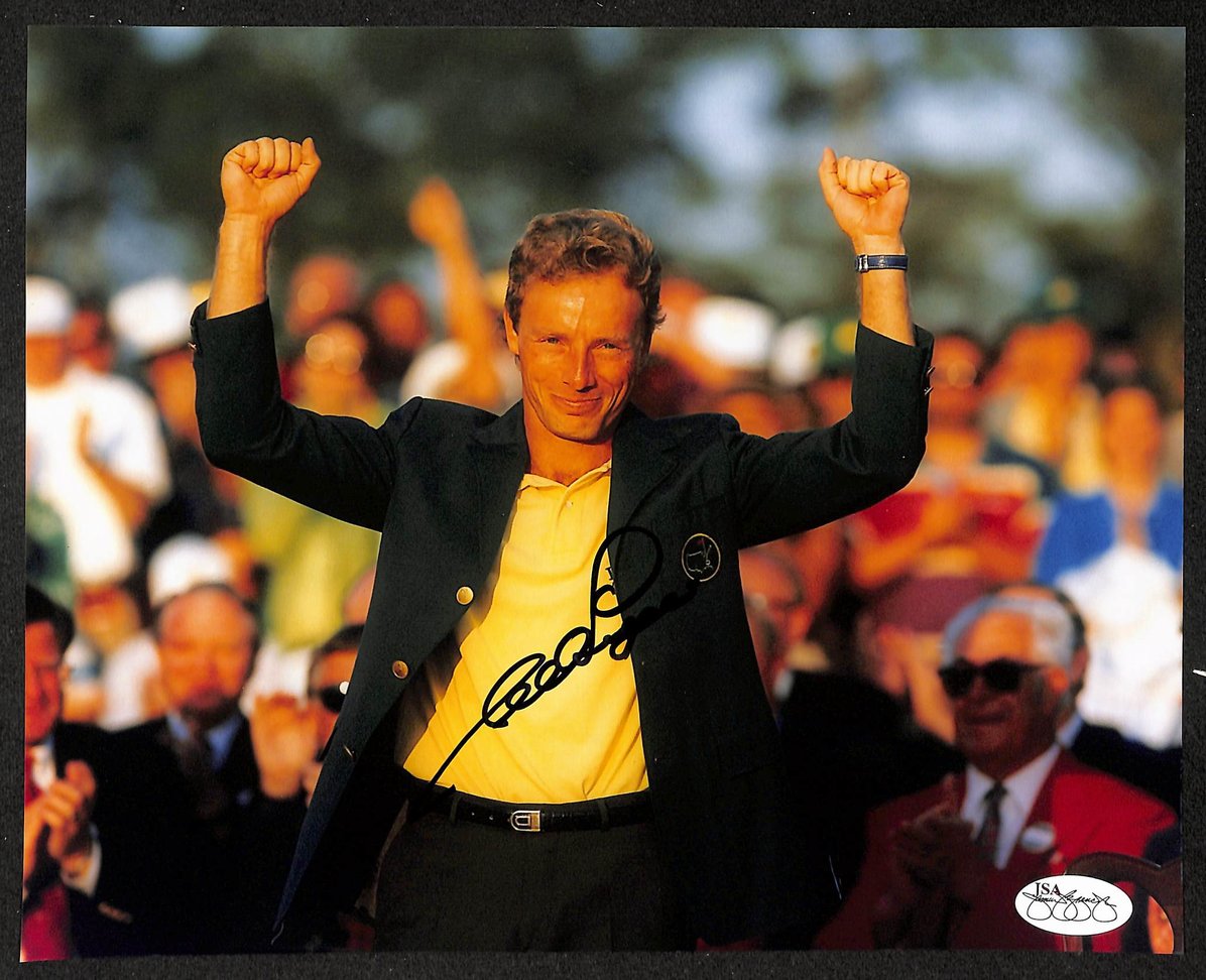Bernhard Langer Signed/Autographed 8x10 Photo 1993 Masters JSA 213731