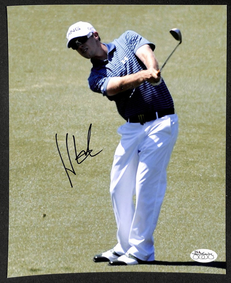 Hunter Mahan Signed/Autographed 8x10 Photo Golf JSA 213732