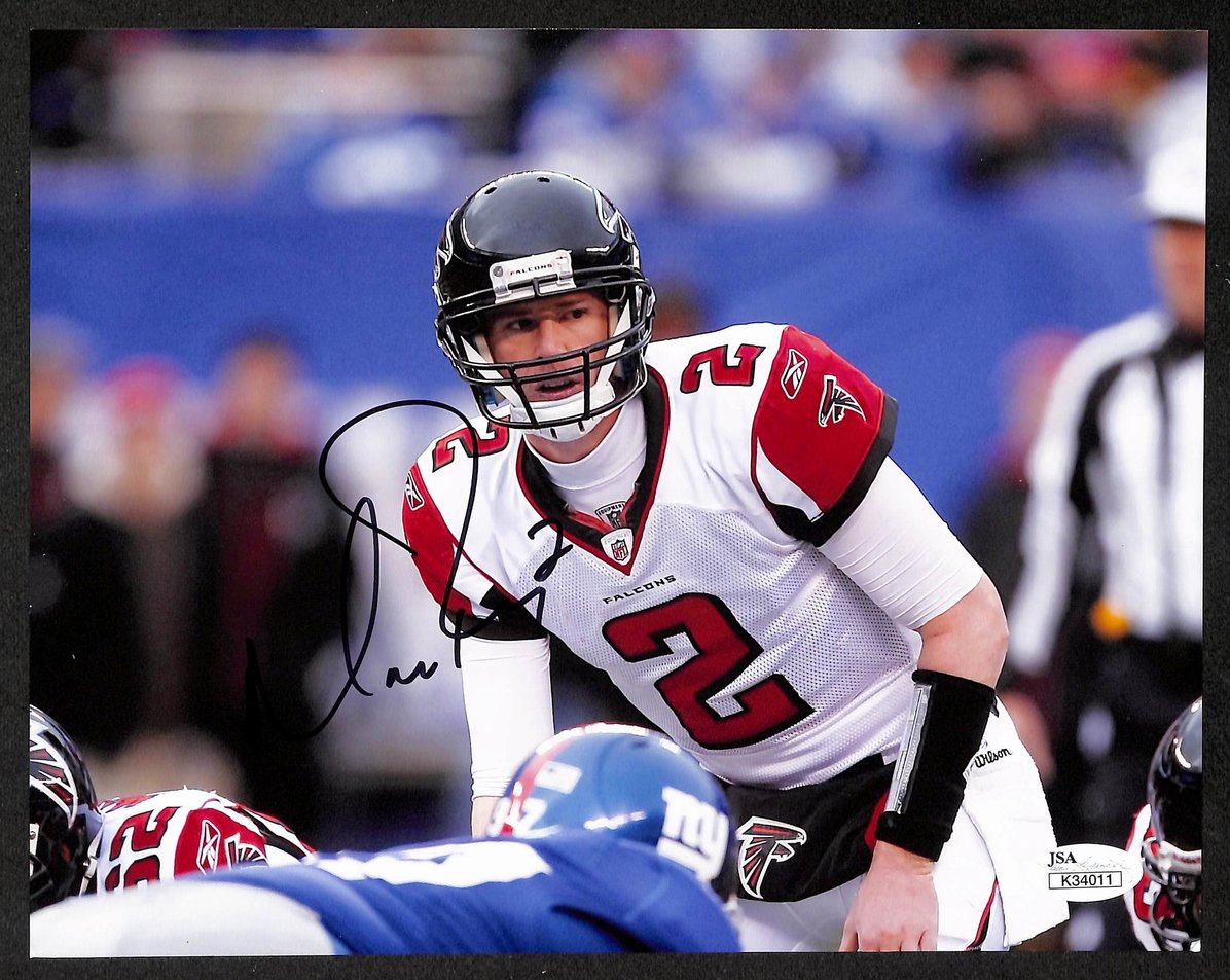 Matt Ryan Signed/Autographed 8x10 Photo Falcons JSA 213738