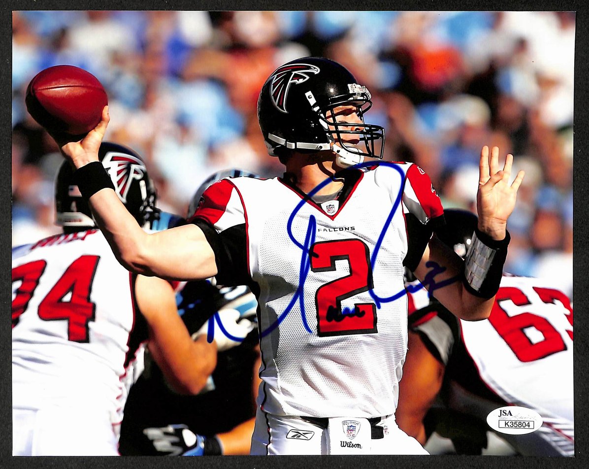 Matt Ryan Signed/Autographed 8x10 Photo Falcons JSA 213739