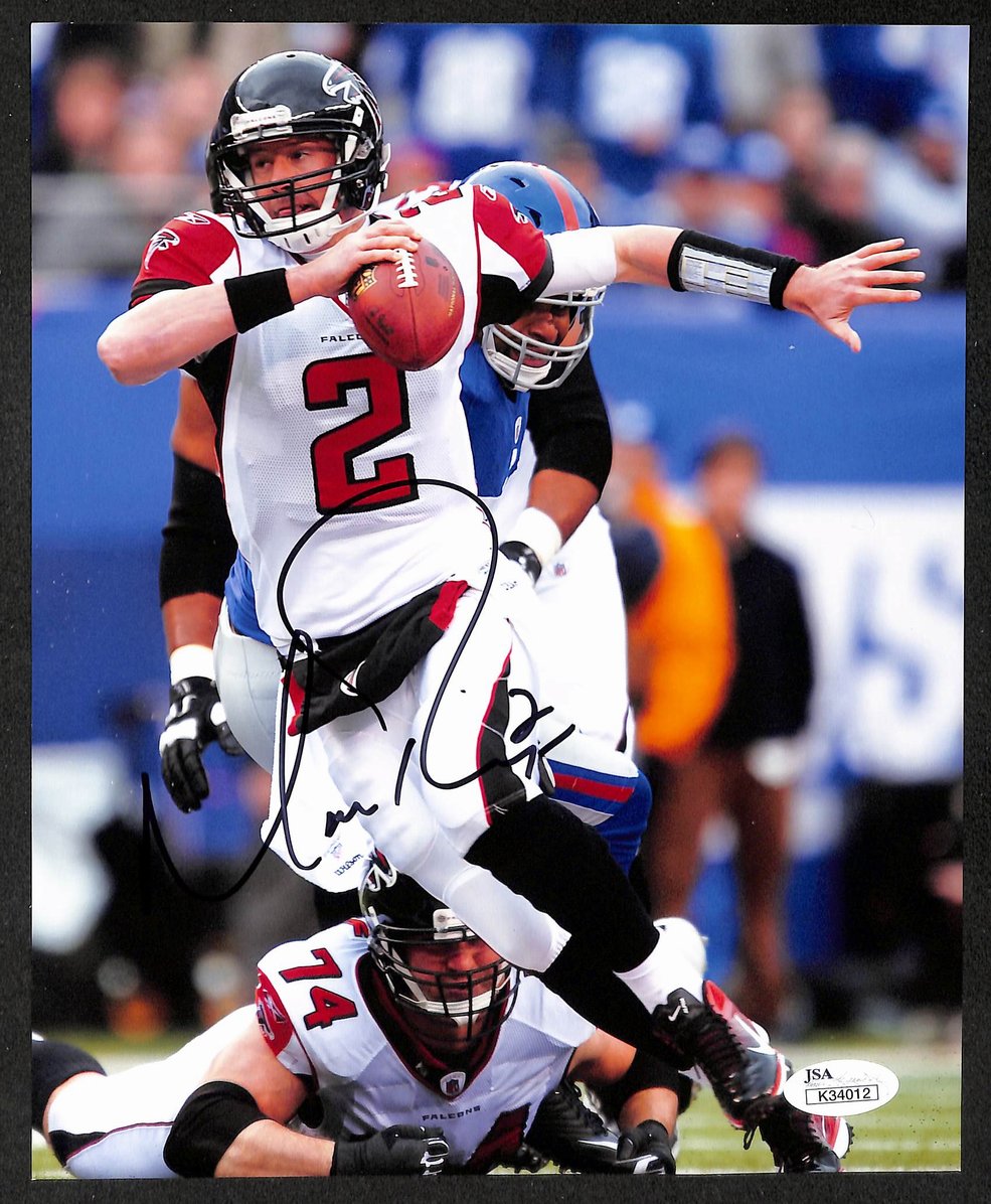 Matt Ryan Signed/Autographed 8x10 Photo Falcons JSA 213740