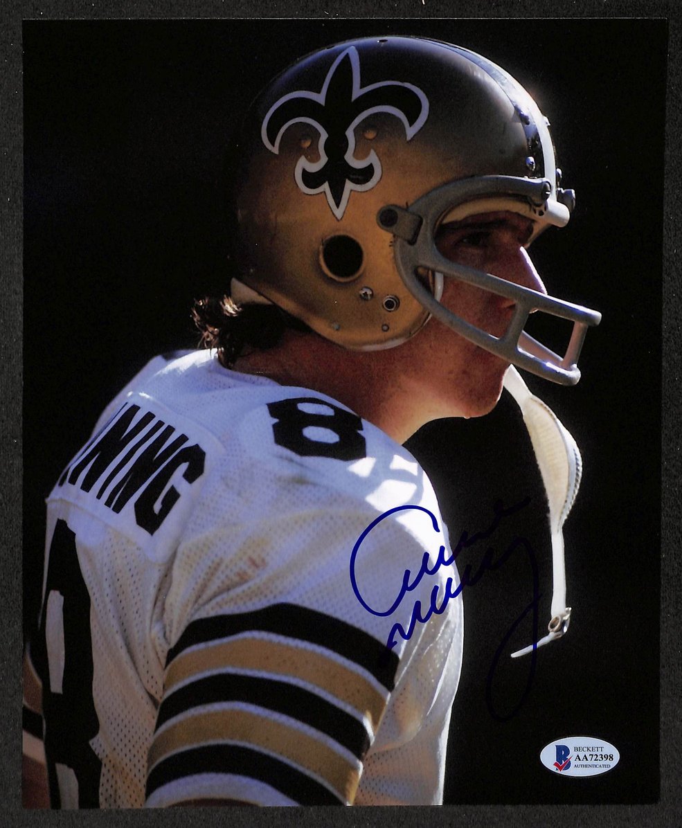 Archie Manning Signed/Autographed 8x10 Photo Saints BAS 213752