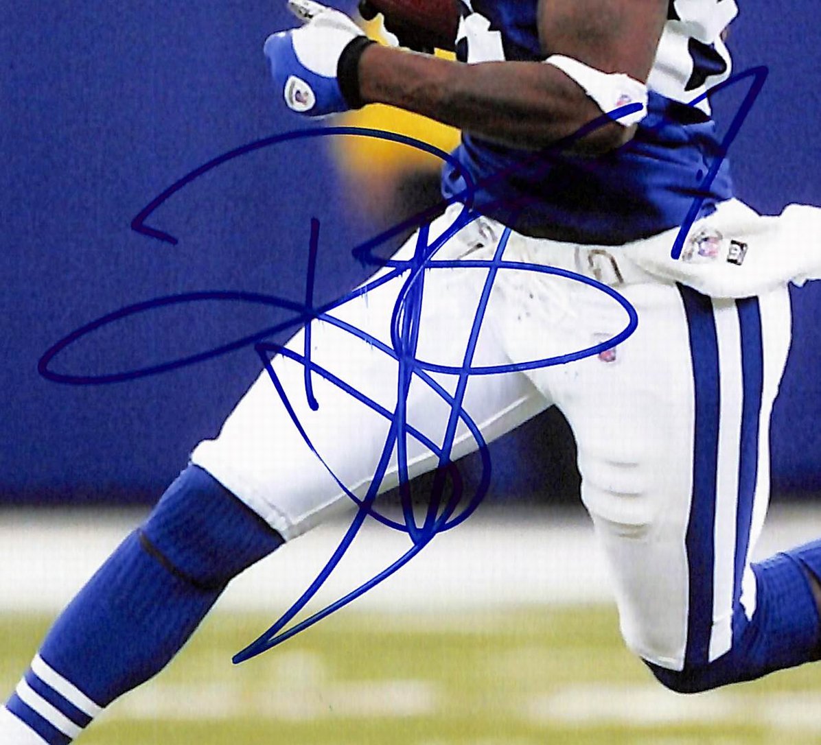 Reggie Wayne Signed/Autographed 8x10 Photo Colts BAS 213756