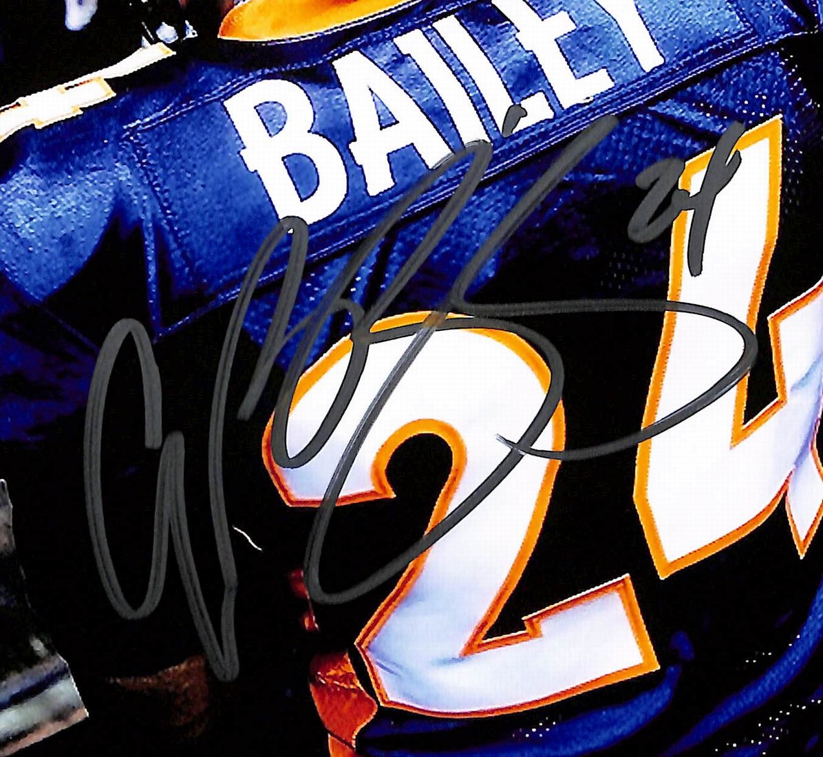 Champ Bailey HOF Signed/Autographed 8x10 Photo Broncos BAS 213760