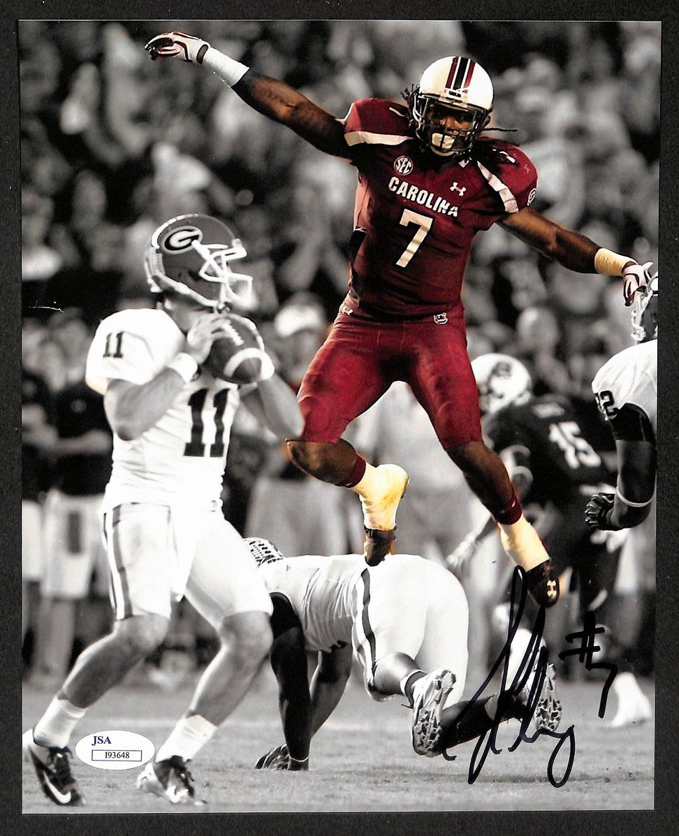 Jadeveon Clowney Signed/Autographed 8x10 Photo Gamecocks JSA 213761