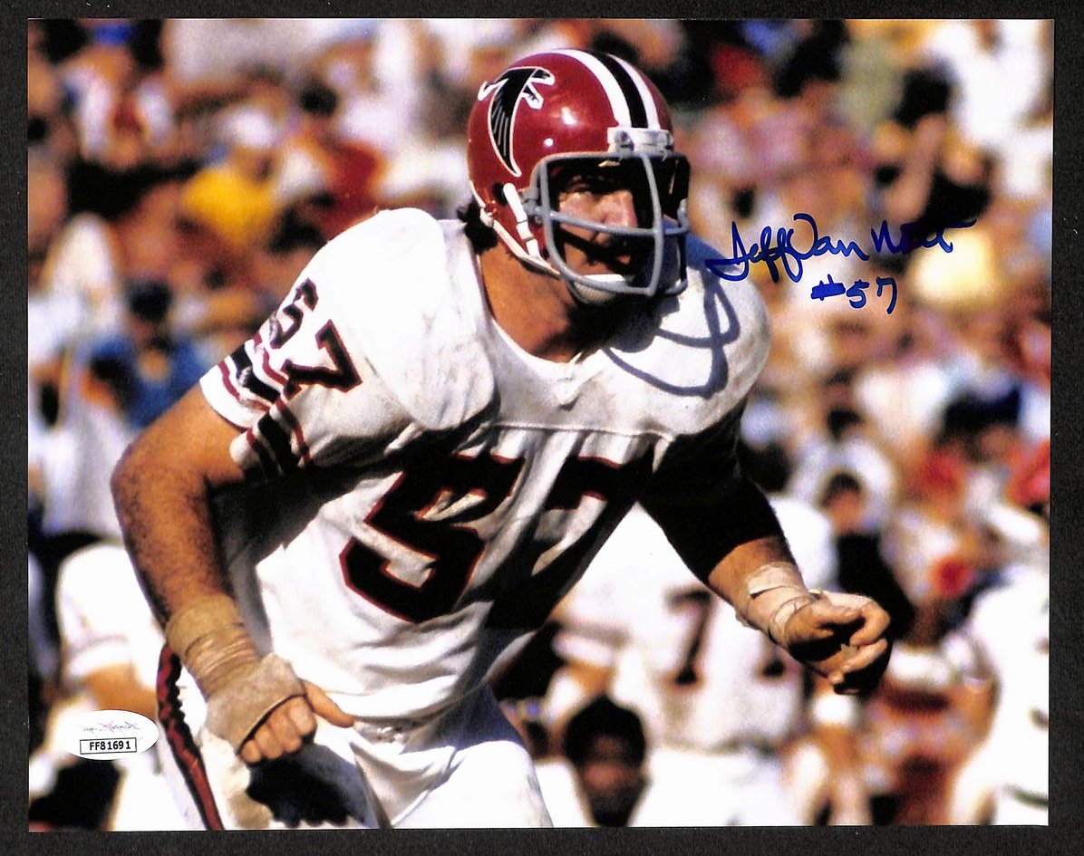 Jeff Van Note Signed/Autographed 8x10 Photo Falcons JSA 213763