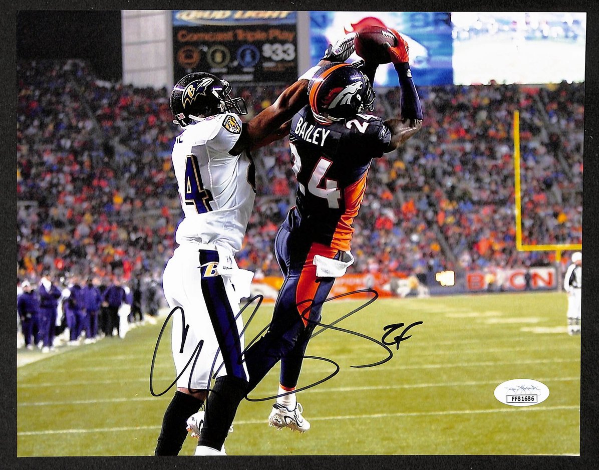 Champ Bailey HOF Signed/Autographed 8x10 Photo Broncos JSA 213764