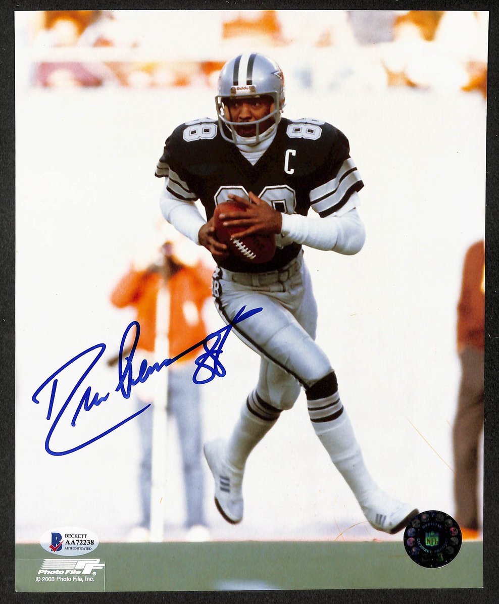 Drew Pearson Signed/Autographed 8x10 Photo Cowboys BAS 213769