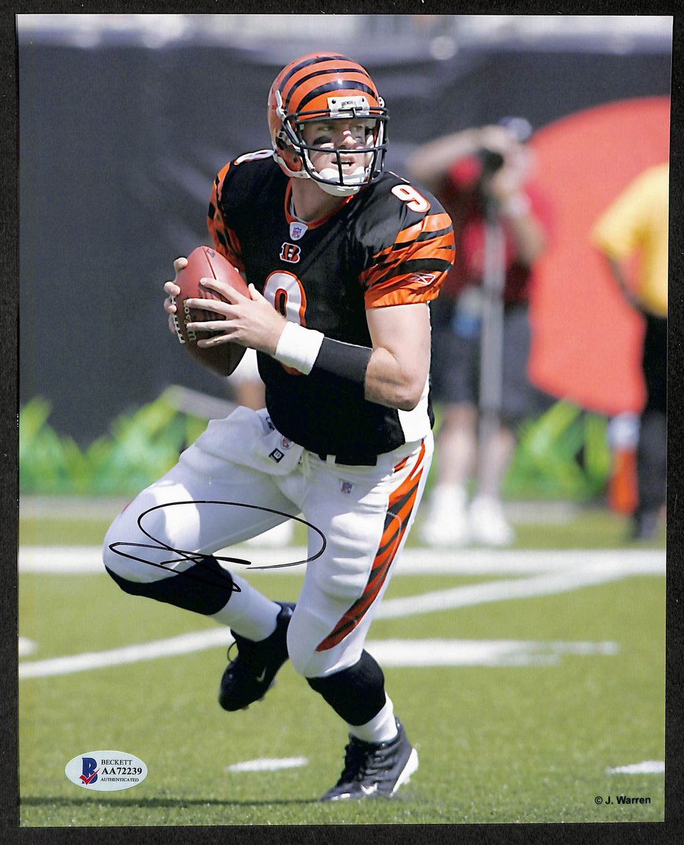 Carson Palmer Signed/Autographed 8x10 Photo Bengals BAS 213773