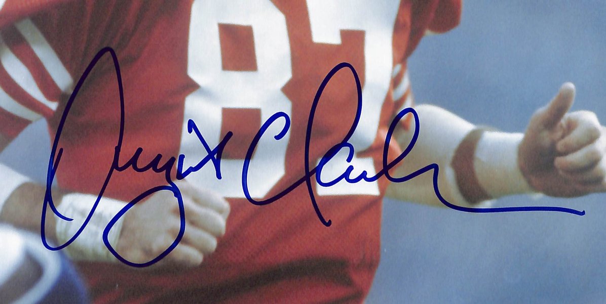 Dwight Clark Signed/Autographed 8x10 Photo 49ers BAS 213775