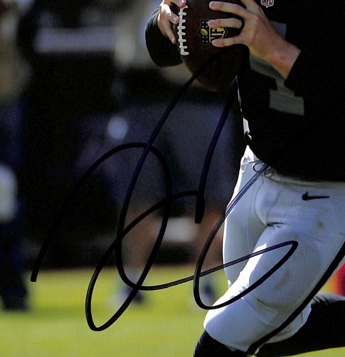 Derek Carr Signed/Autographed 8x10 Photo Raiders BAS 213781