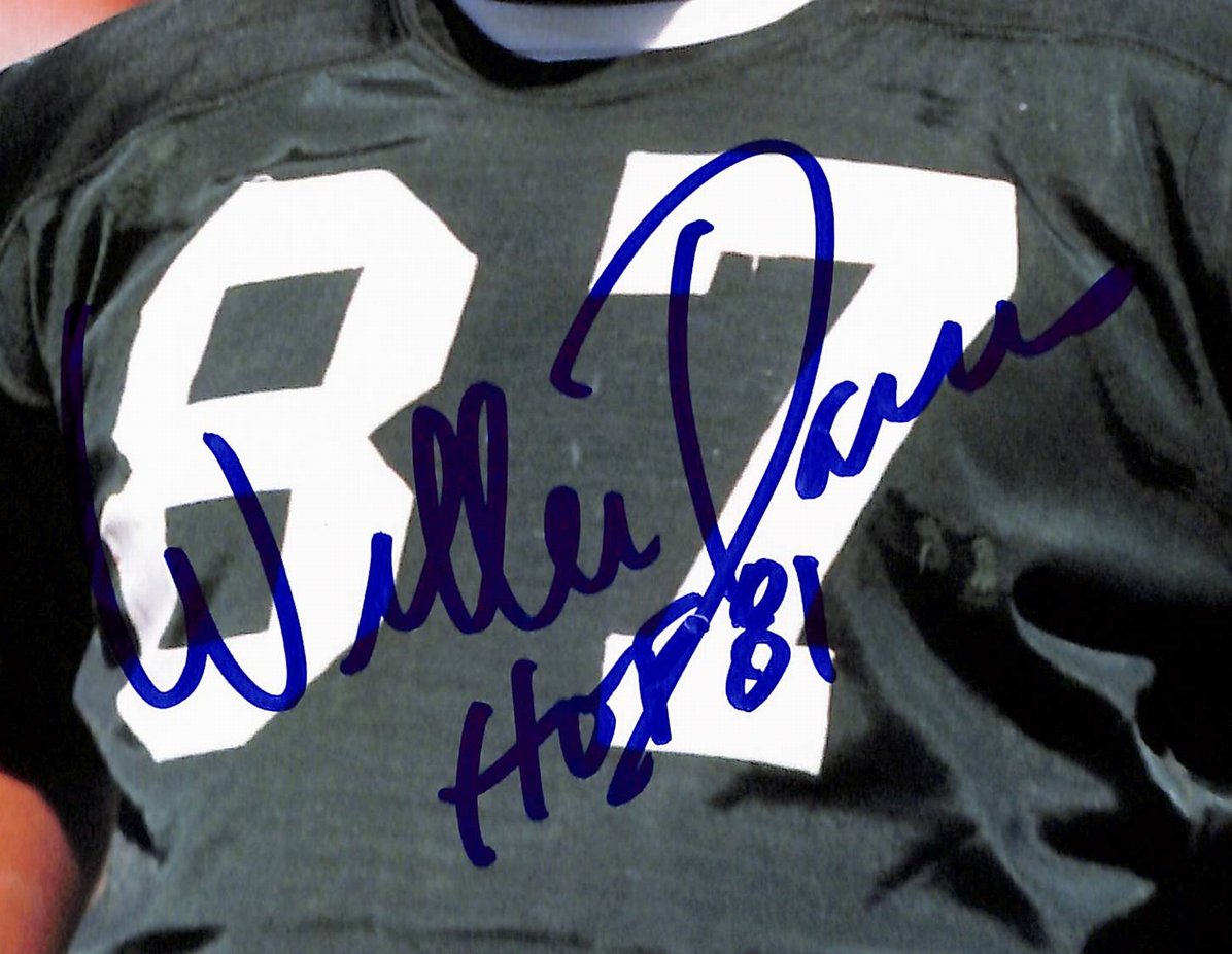 Willie Davis HOF Signed/Autographed 8x10 Photo Packers BAS 213789