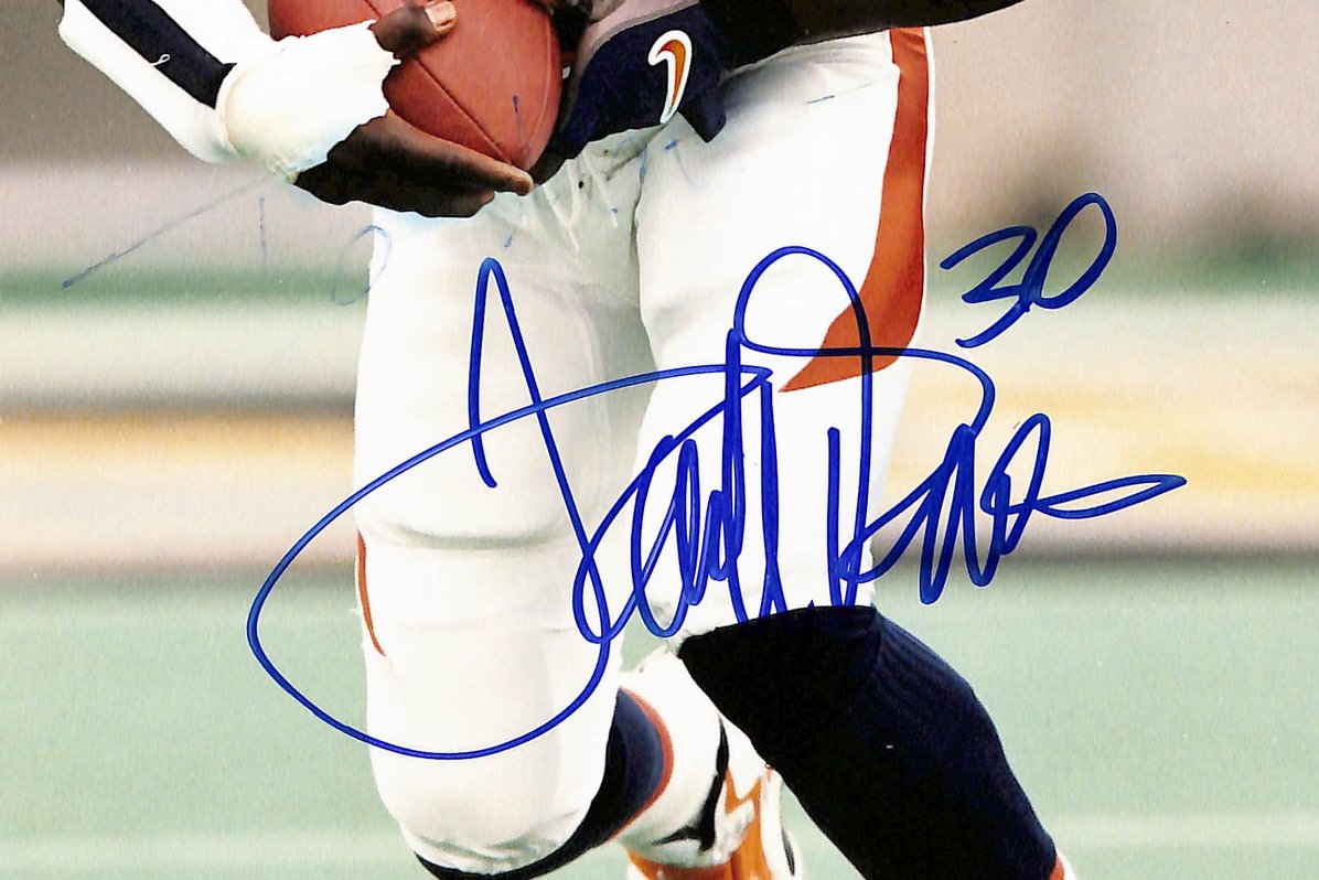 Terrell Davis HOF Signed/Autographed 8x10 Photo Broncos BAS 213790